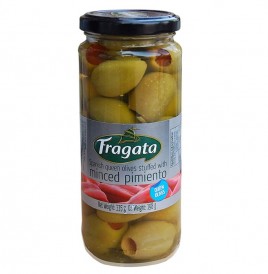 Fragata Spanish Queen Olives Stuffed With Minced Pimiento  Glass Jar  335 grams
